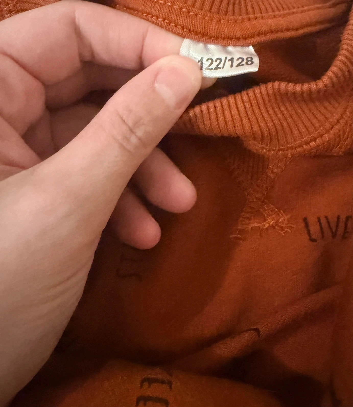 Sweat Zeeman Marron Terre Cuite À Messages Positifs "Live Simple" - Taille 7-8 Ans – photo 6